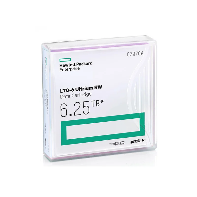 HPE LTO‑6 Ultrium 6.25TB RW Data Cartridge C7976A دیتاکارتریج اچ پی LTO6