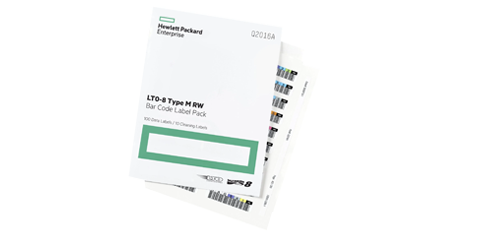مشخصات و قیمت HPE LTO-8 Ultrium RW Bar Code Label Pack