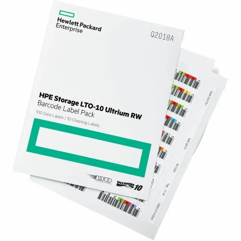 q2018a پک بارکد لیبل LTO-10 اچ پی
